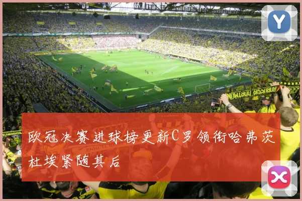 欧冠决赛进球榜更新C罗领衔哈弗茨杜埃紧随其后